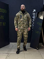 Костюм Soft-Shell пексель-камуфляж утеплений фліс демісезонний чоловічий новий брендовий Soft-Shell