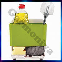 Органайзер для кухонных принадлежностей под раковину с системой слива воды стойка для аксессуаров Caddy Tower для кухни