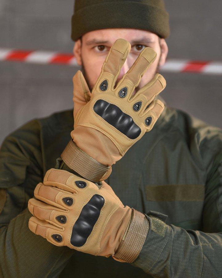 Рукавички тактичні кайот TACT