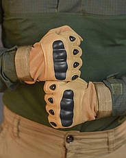 Рукавички тактичні кайот TACT, фото 2