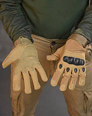 Рукавички тактичні кайот TACT, фото 3