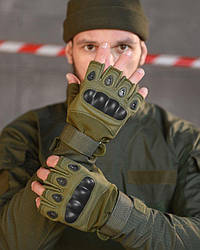 Рукавички безпалі хакі TACT