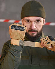 Рукавички безпалі кайот TACT, фото 2