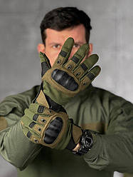 Рукавички тактичні сенсорні карбонова вставка ГР4257