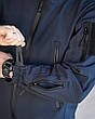 Тактична куртка Soft Shel синій ВТ6474, фото 8