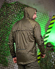 Ветровка  дощовик кишеня олива  ЛЛ6009, фото 3