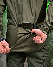 Ветровка  дощовик кишеня олива  ЛЛ6009, фото 5