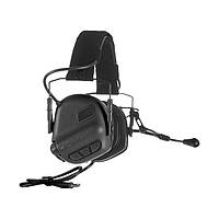 Активні захисні навушники Earmor M32 сірий тактичні шумозаглушуючі