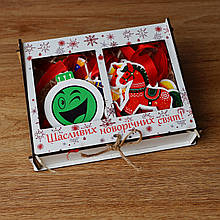 Іграшки з логотипом. Набір Новорічних іграшок. Корпоративні новорічні іграшки та прикраси. Іграшки з лого. Бізнес подарунки