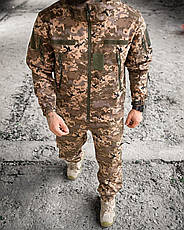 Тактичний костюм софтшел піксель aura ВТ0478, фото 5