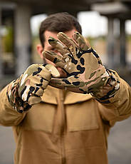 Зимові рукавички SOFSHELL мультікамо ВТ6611, фото 2