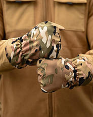 Зимові рукавички SOFSHELL мультікамо ВТ6611, фото 4