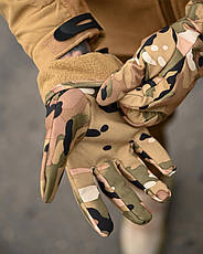 Зимові рукавички SOFSHELL мультікамо ВТ6611, фото 5