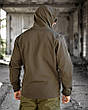 Демісезонна тактична куртка софтшел masad олива, фото 9
