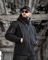 Тактична куртка softshell masad чорна