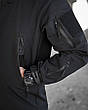 Тактична куртка softshell masad чорна, фото 6