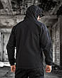Тактична куртка softshell masad чорна, фото 8