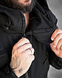 Тактична куртка softshell masad чорна, фото 9