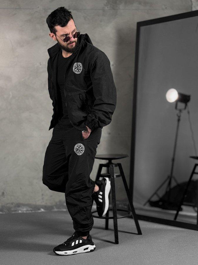 Спортивний костюм руни краш black НП4935