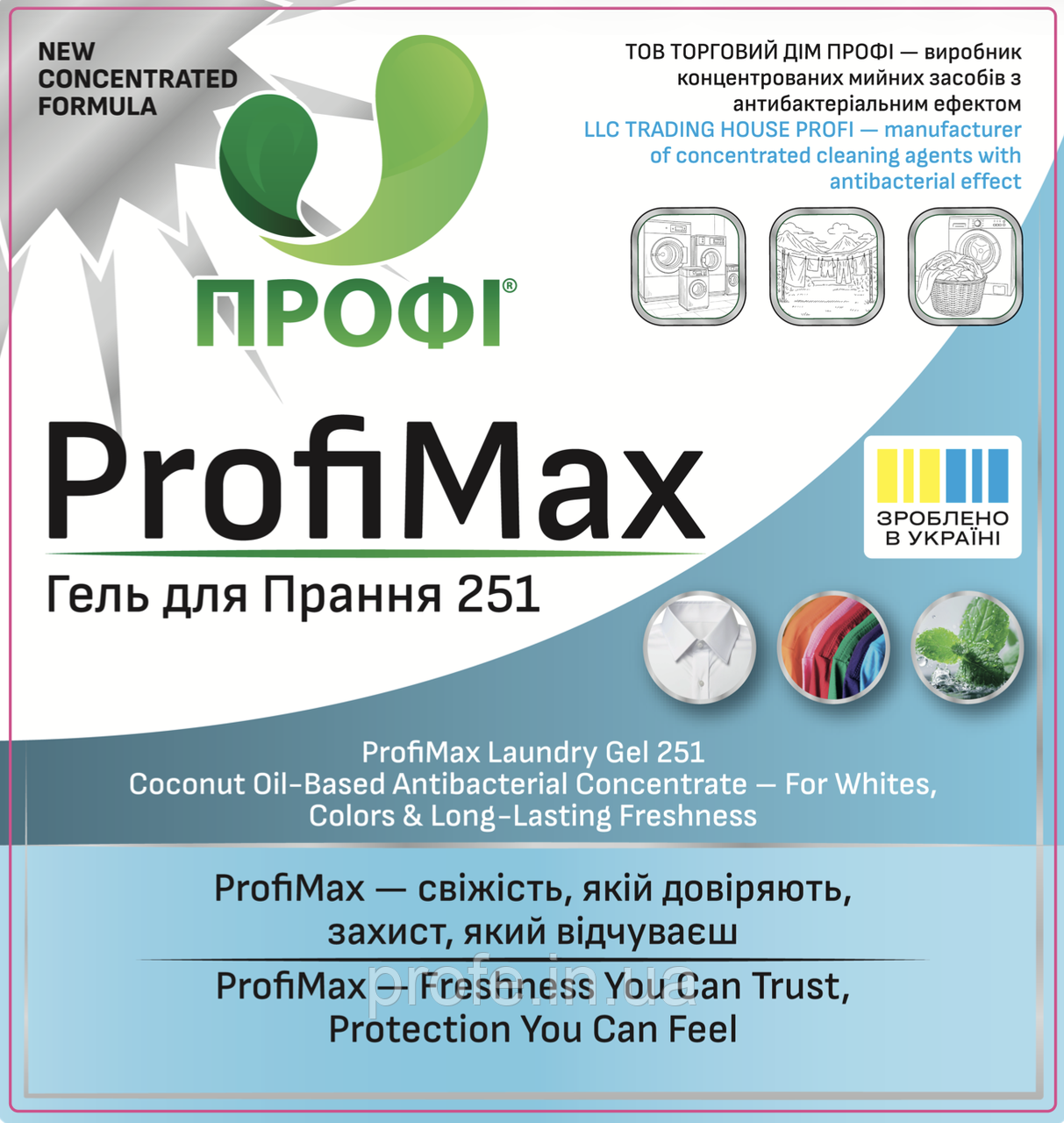 PROFIMAX ГЕЛЬ ДЛЯ ПРАННЯ 251 | ПРОФІ 251, фото 1