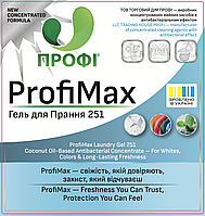 ПРОФІ 251 | Laundry Gel з кокосом – Антибактеріальний концентрат для білого, кольорового і стійкої свіжості