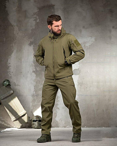 Тактичний костюм софтшов softshell олива ВТ7949, фото 1