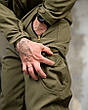 Тактичний костюм софтшов softshell олива ВТ7949, фото 9