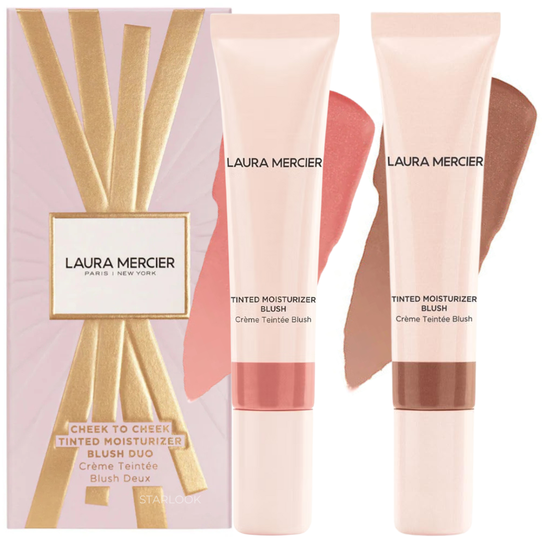 Кремові рум'яна-тінт Laura Mercier Tinted Moisturizer Cream Blush Duo Coastline & South-Bound 2 x 15 мл, фото 1