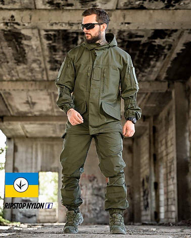 Демісезонний тактичний костюм Горка ДСТУ олива ПП7861, фото 1