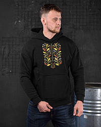 Худі на флісі Patriot black ВТ6451