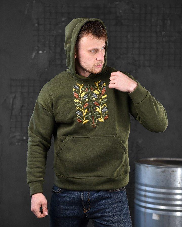 Худі на флісі Patriot olive ВТ6452