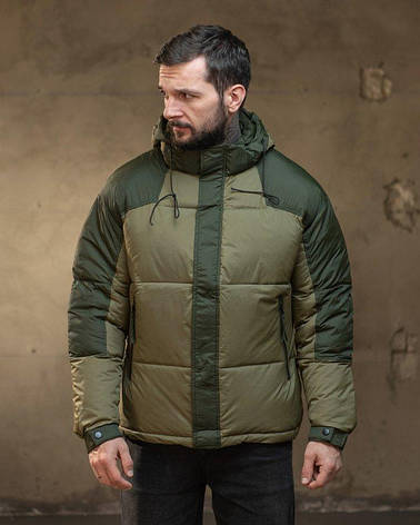 Якісна куртка чоловіча geron олива/хакі ТР6304, фото 1