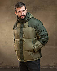 Якісна куртка чоловіча geron олива/хакі ТР6304, фото 2