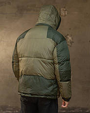 Якісна куртка чоловіча geron олива/хакі ТР6304, фото 4
