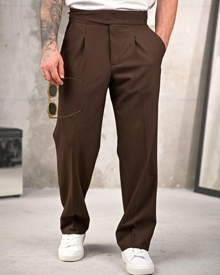 Штани OLD MONEY коричневі