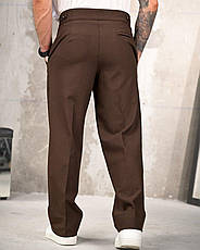 Штани OLD MONEY коричневі, фото 4