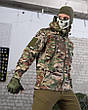 Тактична курточка софтшел recruit мультикам НП4886, фото 10