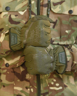 Рукавички тактичні Mechanix "The Original® Covert Gloves" олива НП5237, фото 2