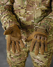 Зимові рукавички Mechanix energy із захисними накладками койот ВТ7557, фото 2