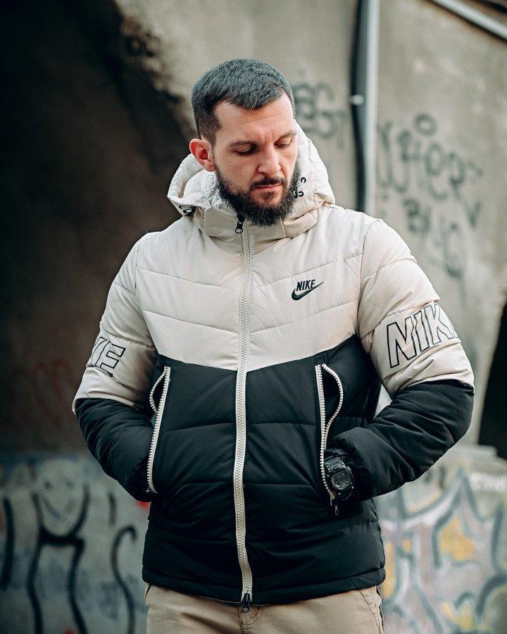Зимова чоловіча двостороння куртка Nke ch/b 4 ПП7846