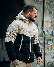 Зимова чоловіча двостороння куртка Nke ch/b 4 ПП7846, фото 2