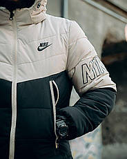 Зимова чоловіча двостороння куртка Nke ch/b 4 ПП7846, фото 3