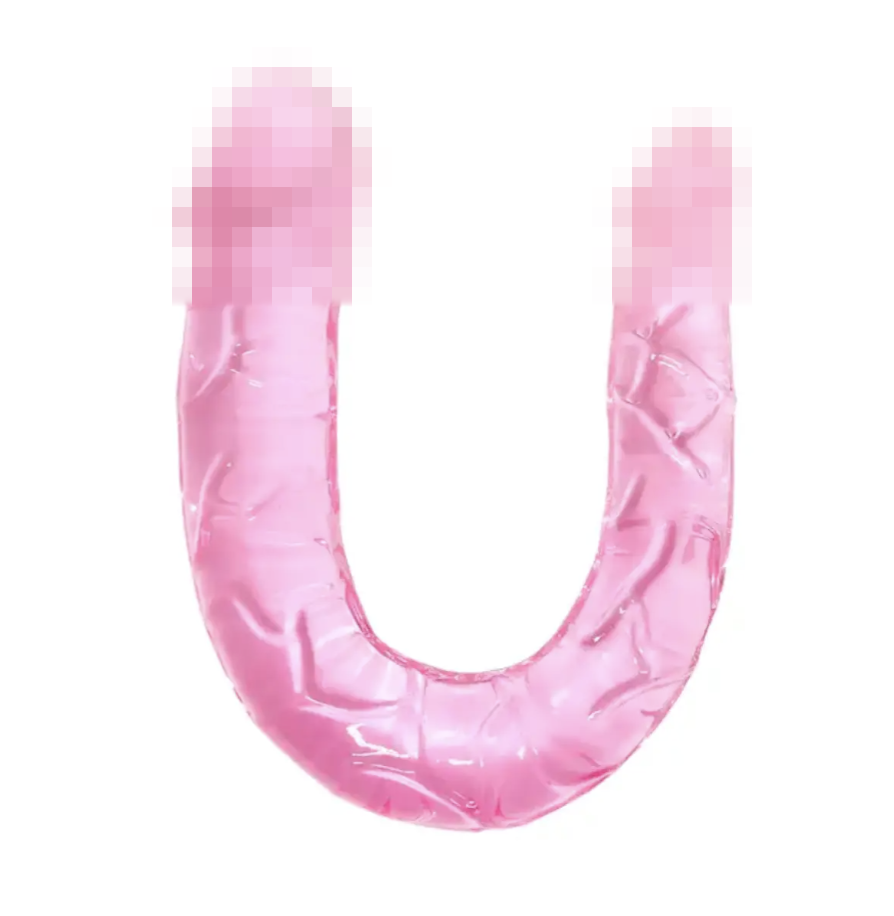 Двосторонній фаллоїмітатор «Double dong» BI-040001-0101, 30х3,4 см., фото 1