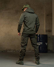 Демісезонний тактичний костюм софтшол Softshell ROCKET олива НП4862, фото 4