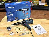 TIME-PROOF TAC 500 Електрозаклепочник 8000 Н | Швидке встановлення заклепок 3.2 5 мм | Подвійний редуктор + Повний Ремкомплект