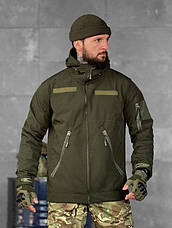 Демісезонна тактична куртка софтшел lion олива ВТ5051, фото 2