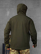 Демісезонна тактична куртка софтшел lion олива ВТ5051, фото 3