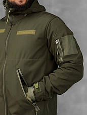Демісезонна тактична куртка софтшел lion олива ВТ5051, фото 5