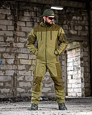 Зимовий тактичний костюм гірка retouch на флісі олива ВТ7682, фото 2