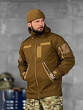 Демісезонна тактична куртка софтшел lion кайот ВТ5052, фото 2